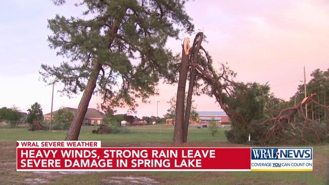 Heavy winds, strong rain leave severe damage in Spring Lake 