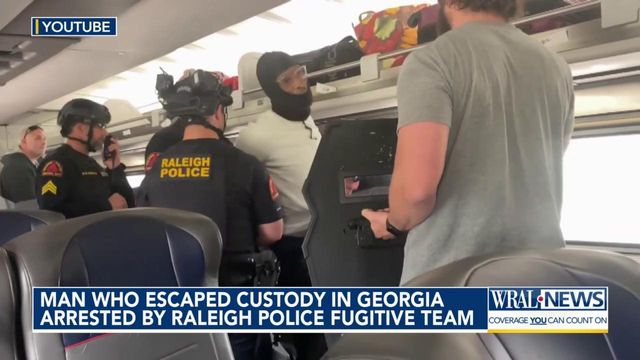 Man who escaped custody in Georgia arrested in Raleigh