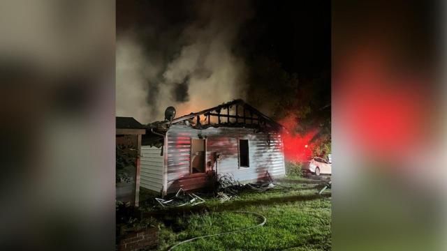 Durham fire forces family from home