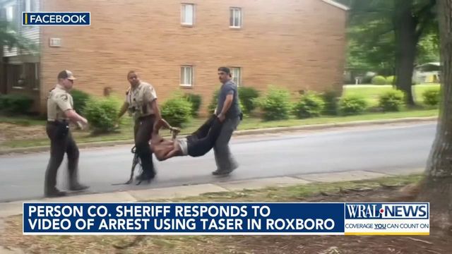 Person Co. Sheriff responds to video of arrest using Taser in Roxboro