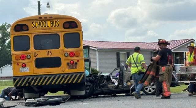 The North Carolina Highway Patrol is investigating a school bus crash Wednesday afternoon involving Rosewood Elementary students. 