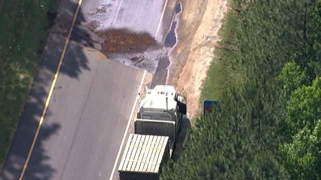 Raleigh Hazmat crews are responding to a diesel fuel leak from a tanker truck on Thursday afternoon.