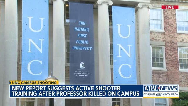 Active shooter training could soon be required at the University of North Carolina at Chapel Hill after a deadly on-campus shooting. 