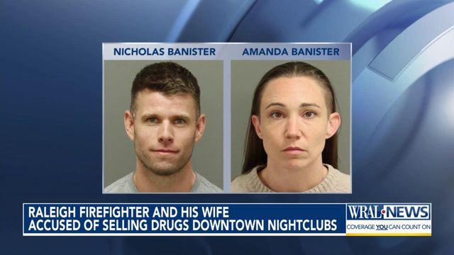 Investigators found over 10,000 illegal pills, more than a pound of cocaine and nearly $70,000 in cash at the home of a Raleigh firefighter and his wife.