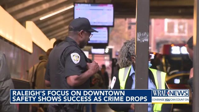 Police on Friday delivered an update on their efforts to reduce crime in Moore Square in downtown Raleigh.