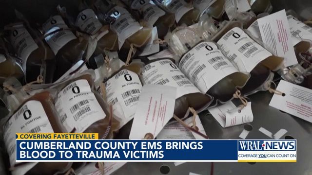 If you're in a traumatic accident and you need blood, Cumberland County EMS can now bring it to you. 
