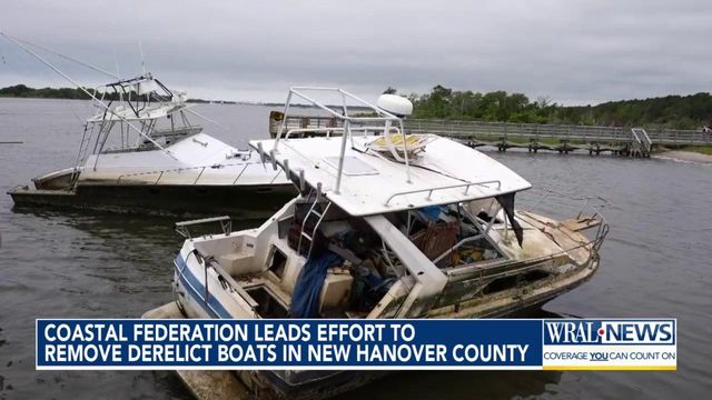 A dozen abandoned boats pulled from the NC coastal waters