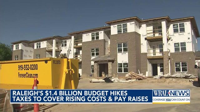 Raleigh's $1.4 billion budget hikes taxes to cover rising costs and pay raises