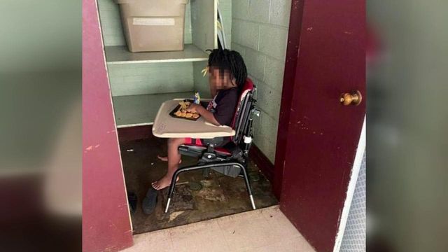 Reaction pours in after picture of child with autism kept in school closet surfaces