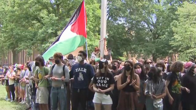 Six people arrested during pro-Palestinian protests at UNC due in court Thursday