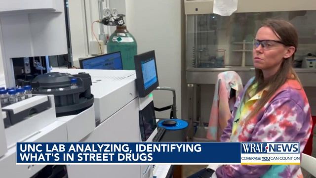 UNC lab analyzing, identifying what's in street drugs