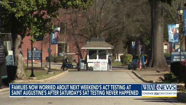 Families worried about ACT at St. Augustine's after Saturday's SAT never happened