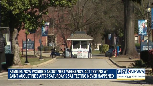 Families worried about ACT at St. Augustine's after they say Saturday's SAT never happened