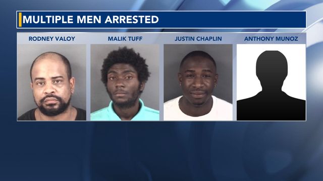 3 charged, 1 wanted after lewd acts in public in Fayetteville
