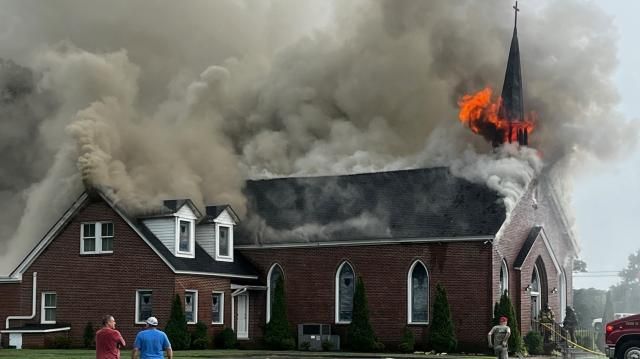 Firefighters responded to a church fire in Wilson County on Thursday afternoon.


Photo credit: Jamie Driver 