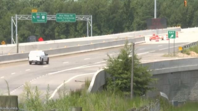 New on-ramp opens on I-440 Eastbound to Wade Avenue, easing long