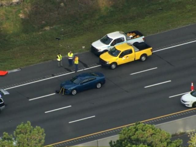 Maintenance worker struck by two cars and dies in work zone near Garner