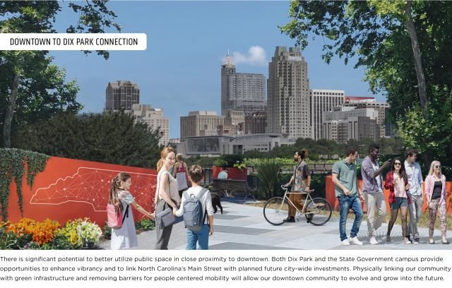 Downtown Raleigh to Dix Park connection