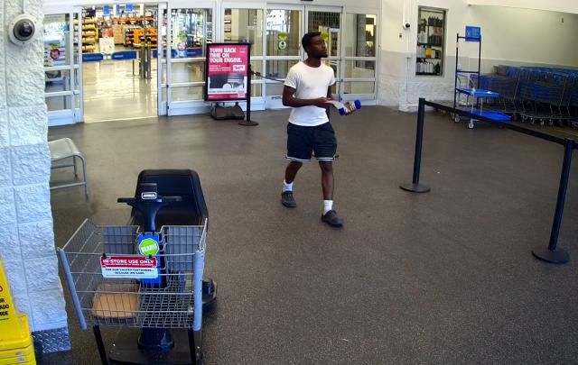 Walmart surveillance video Javion Magee