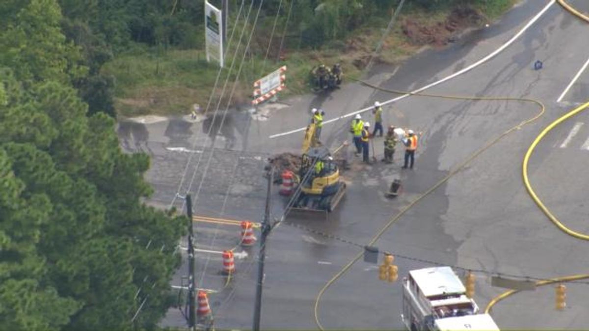 Western Blvd. gas leak