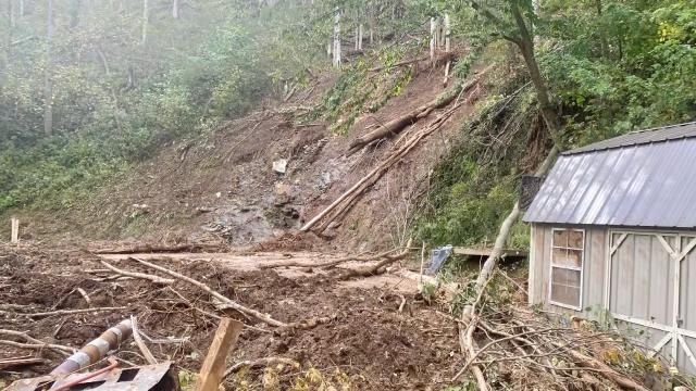 Mudslide in Minneapolis, N.C.