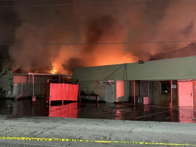 Kinlaw's Supermarket fire