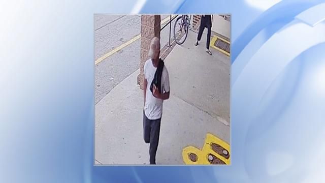 Bank robbery suspect at Avent Ferry Shopping Center
