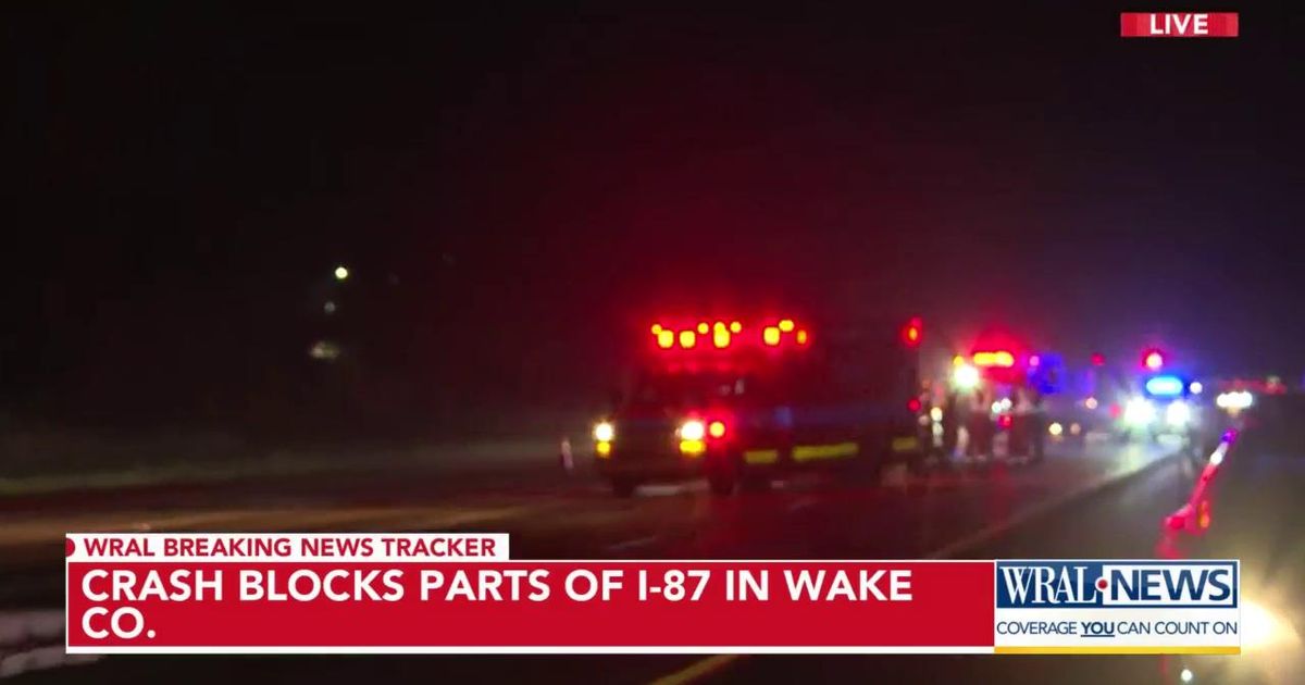 Crash temporarily closes I-87 in Wake County :: WRAL.com