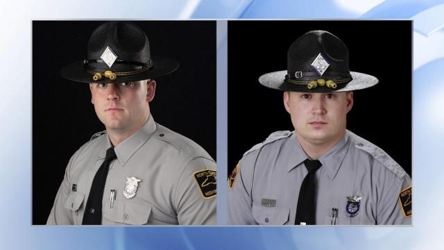Sgt. Garrett Macario (left) and Sgt. Matthew Morrison