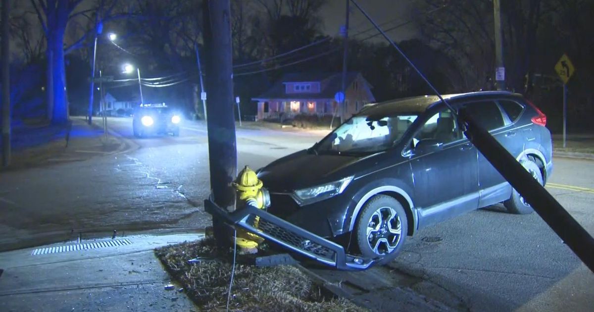 Driver crashes into power pole in Raleigh, knocks out power for dozens ...