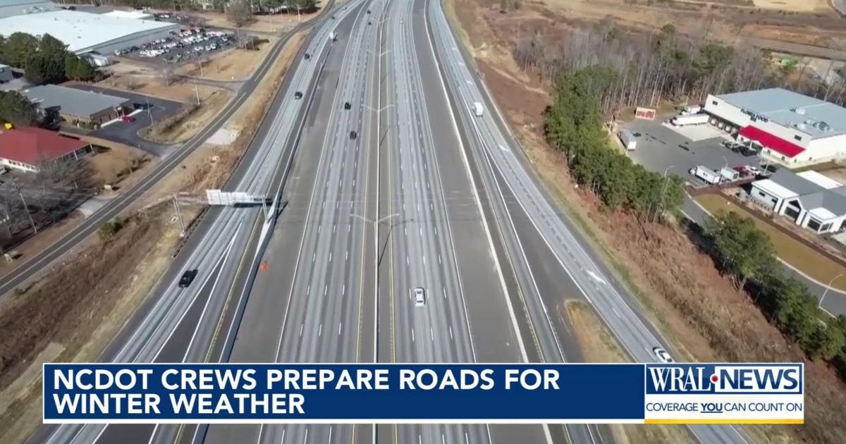 NCDOT brines North Carolina roads ahead of icy conditions along I-85 ...