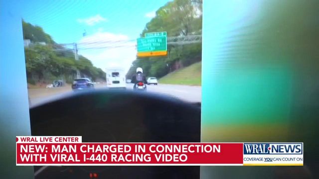 Man charged in connection with viral I-440 racing video
