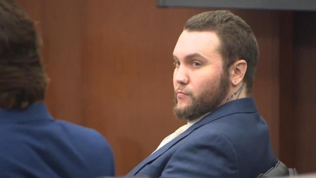 Christopher McCullough in court on May 1, 2025