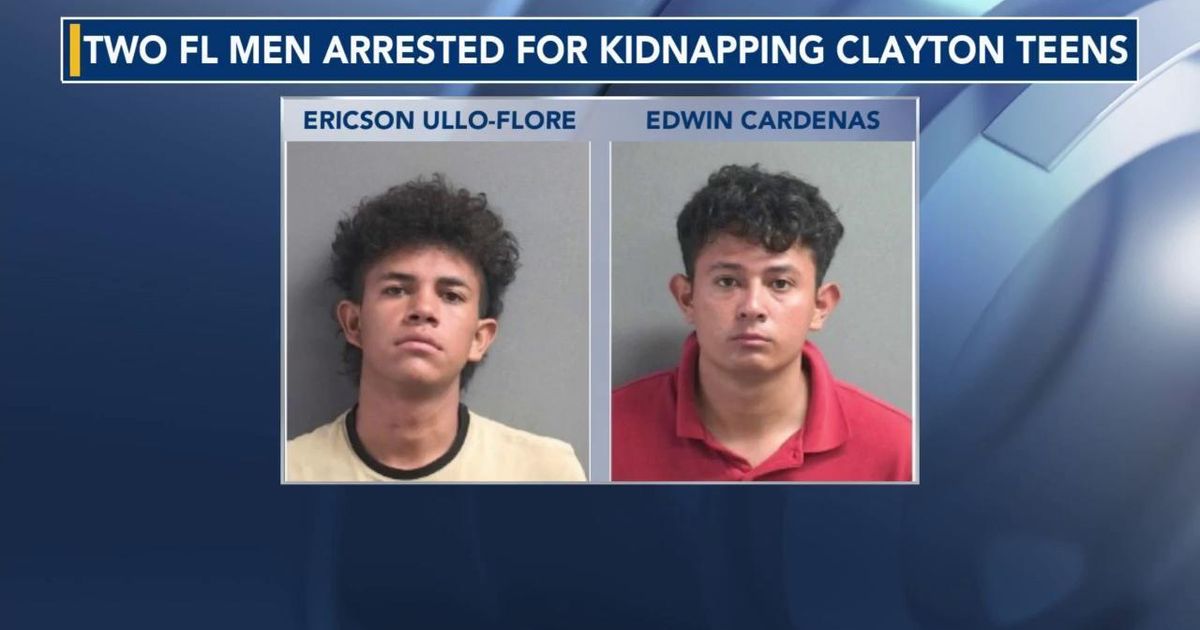 Florida men charged with kidnapping after missing NC teenage girls ...