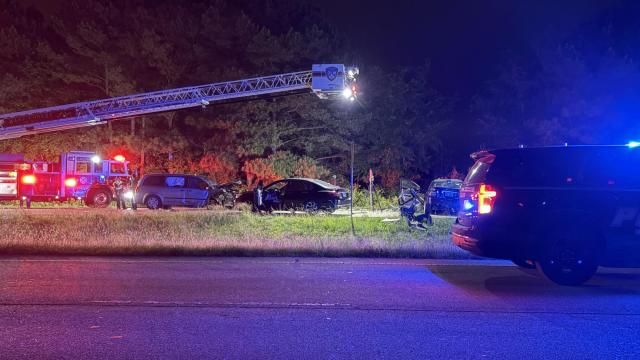 Crash in Wake Forest on Capital Boulevard at Star Road.

