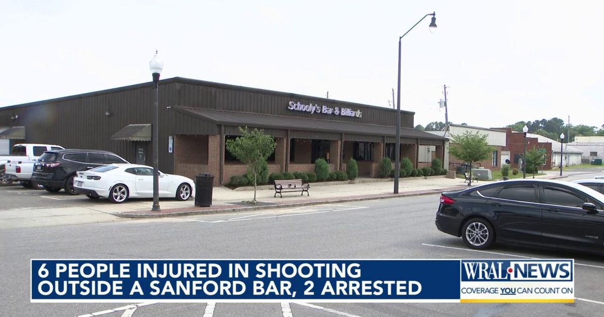 Six people injured in shooting outside a Sanford bar, two arrested ...