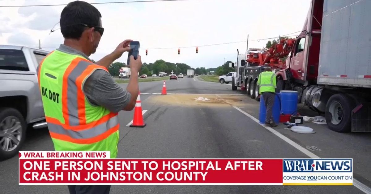 Tractor-trailer crash in Johnston County leaves one person injured ...