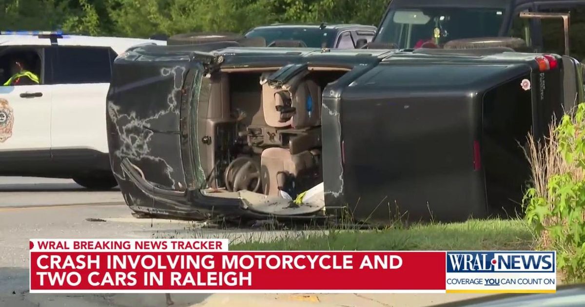 Raleigh police investigating crash involving two cars and a motorcycle ...