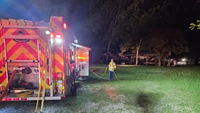 Grays Creek man badly burned in house fire remains in hospital, family says