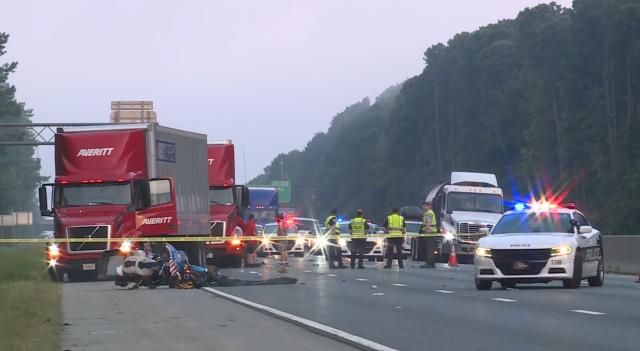 I-40 motorcycle crash, July 12, 2025