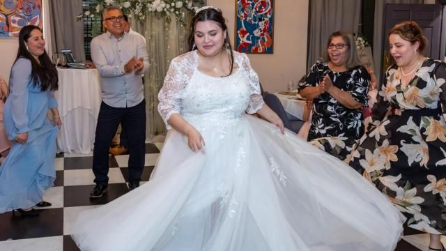 Wendy Maultsby at her wedding
