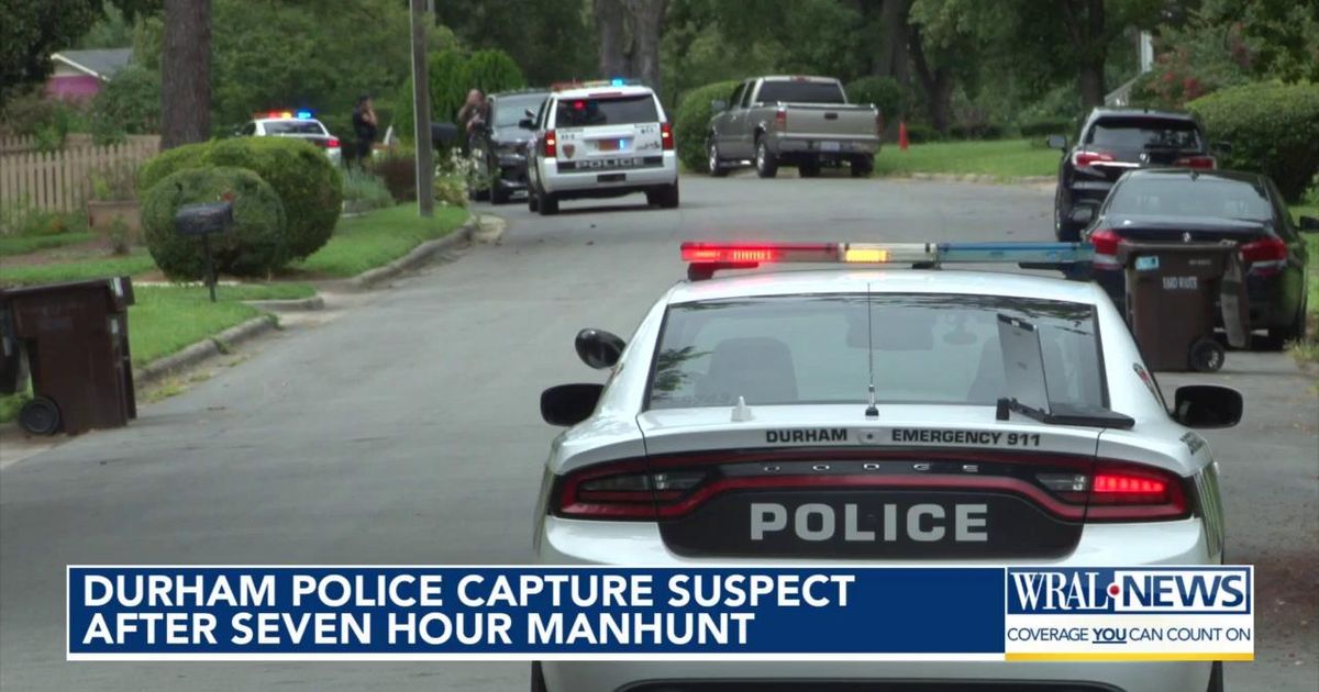 Durham police capture suspect after 7-hour manhunt :: WRAL.com