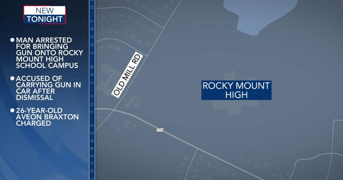 Man arrested for bringing gun onto Rocky Mount High School campus after ...