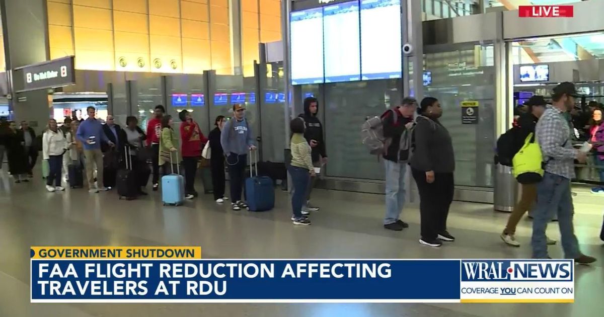 Weekend travelers brace for RDU delays, cancellations as FAA reductions have ripple effect