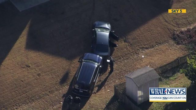 Stolen car chase ends with arrests on Dalcross Rd in Raleigh
