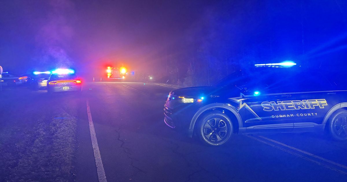 Durham Sheriff's Office and State Highway Patrol investigate crash at Red Mill and Glenn roads