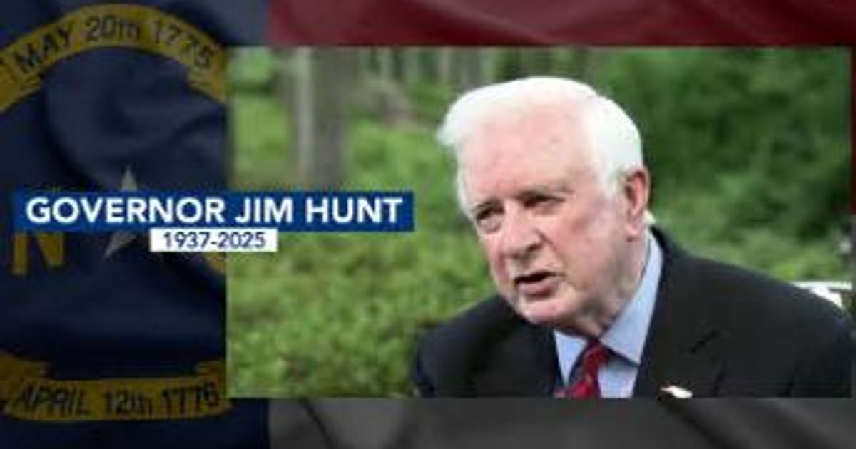 Former NC Gov. Jim Hunt dead at 88