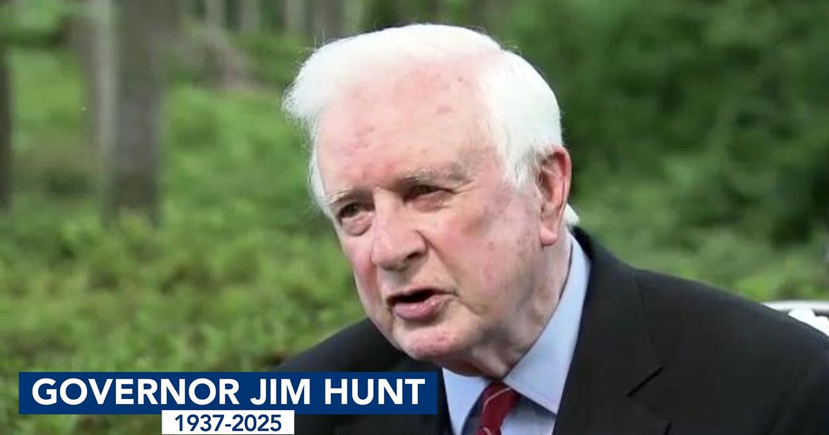 Funeral for former Gov. Jim Hunt scheduled for Dec. 26