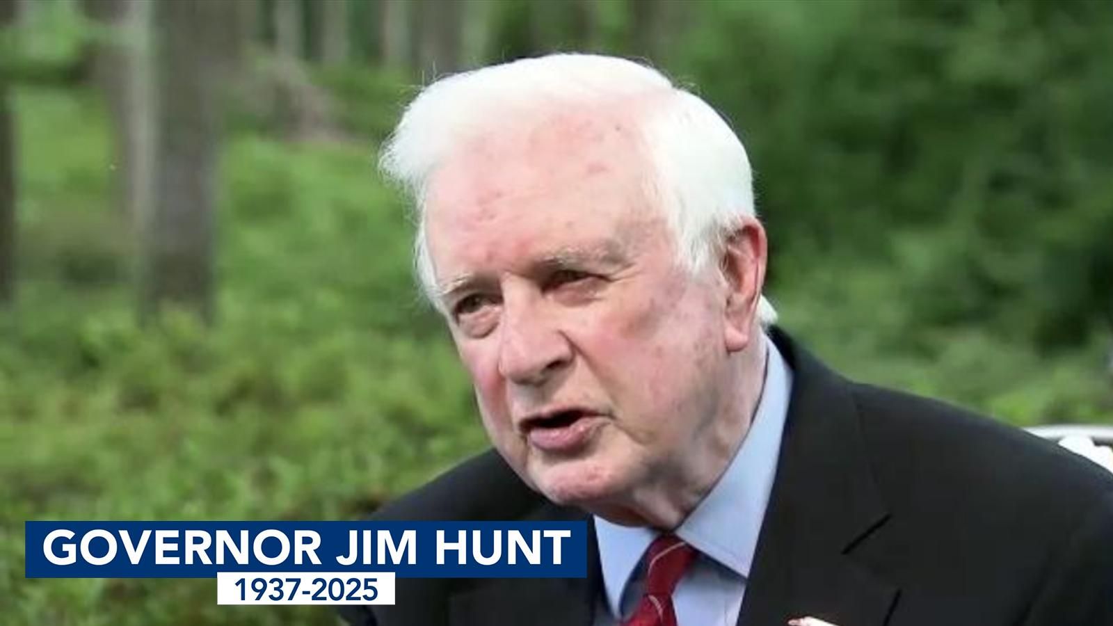 Image for Former Gov. Jim Hunt remembered as family man, committed to North Carolina
