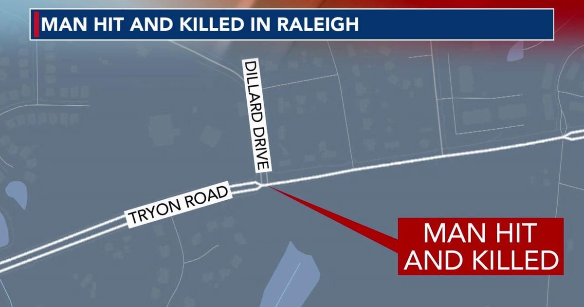 Man hit, killed by car in Raleigh on Christmas morning